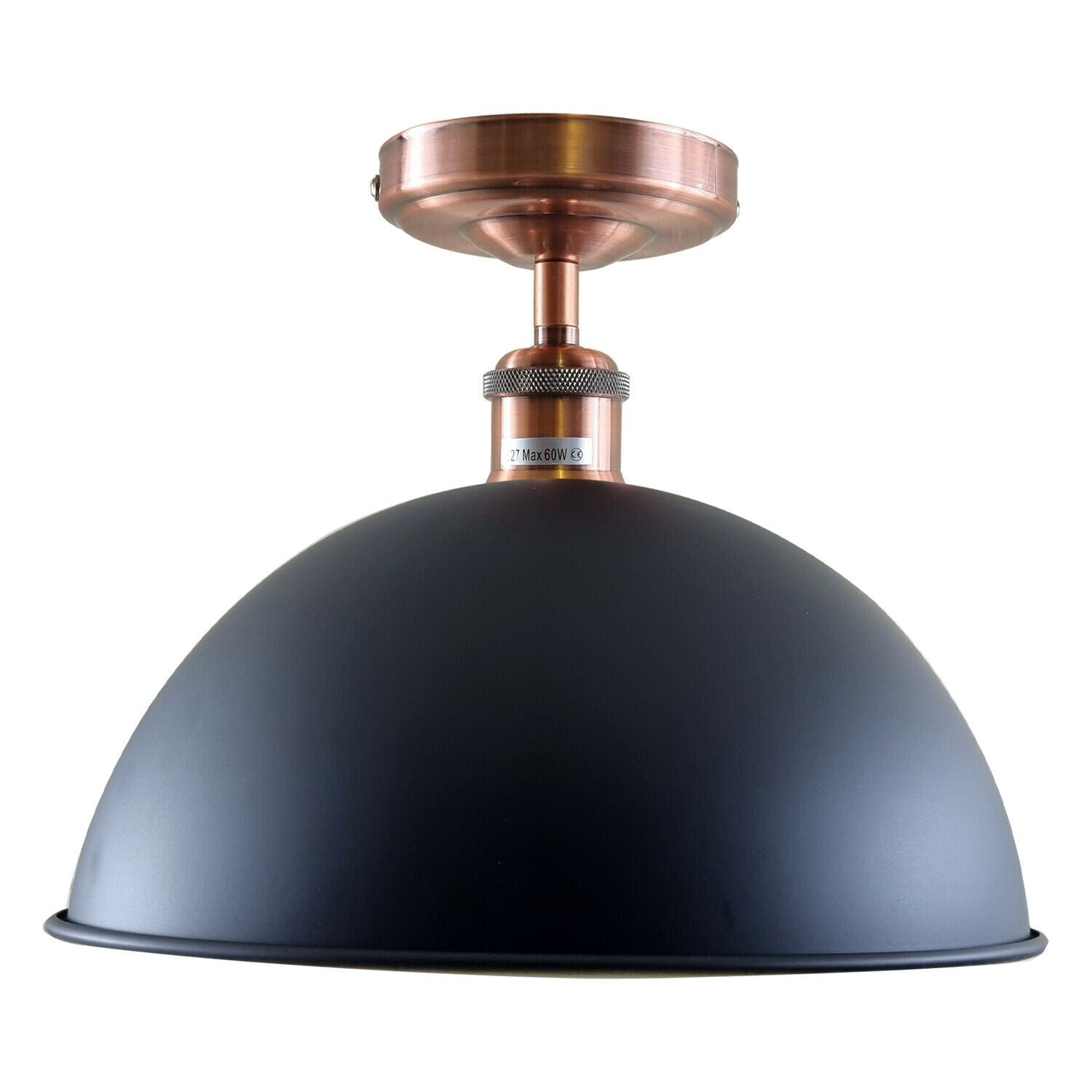 Vintage Black Metal Ceiling Light Coffee Bar Indoor Fixtures ~1218