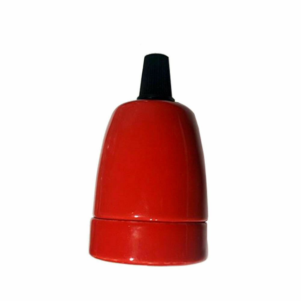Screw E27 Light Bulb Lamp Holder Base Pendant Socket UK~3413