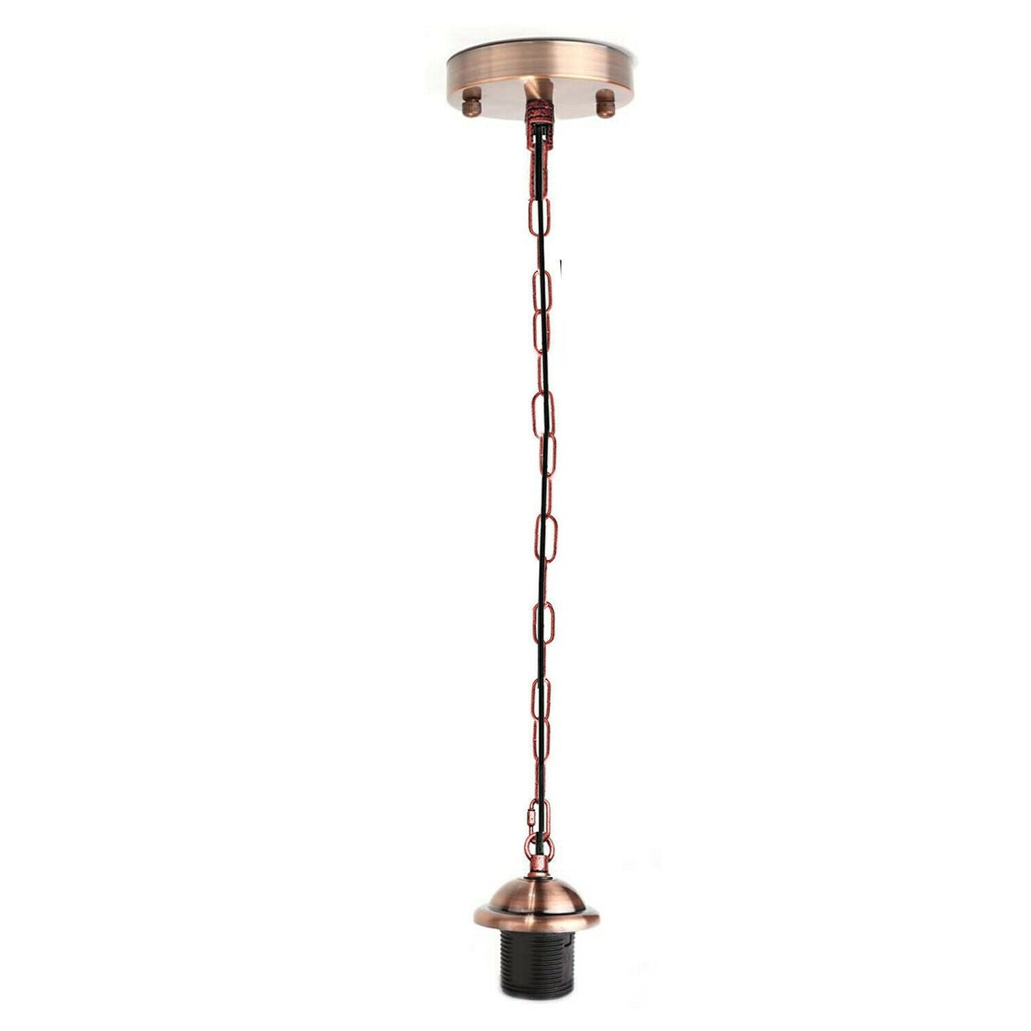 Copper Metal Ceiling E27 Lamp Holder Pendant Light With Chain~1776