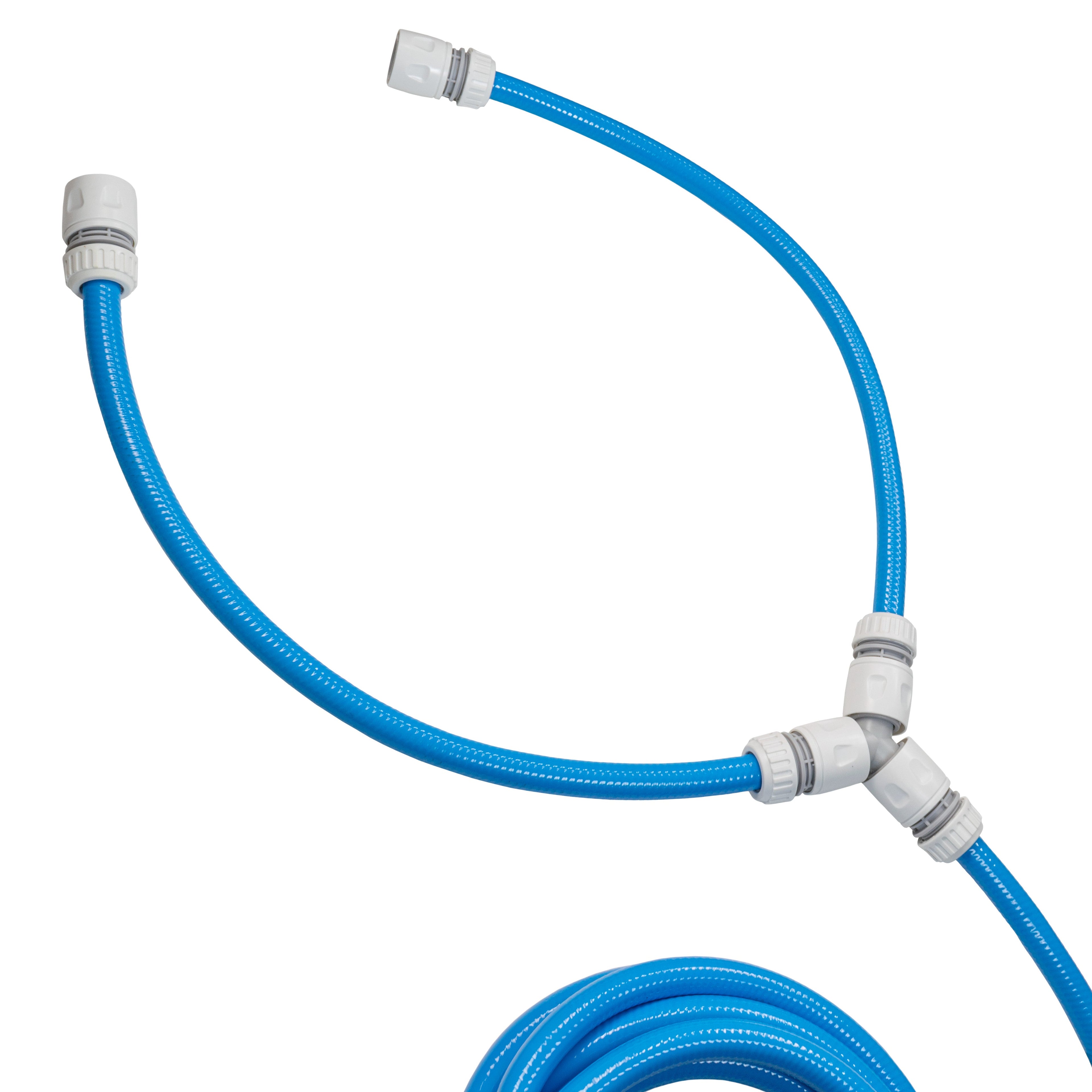 Hot & Cold Dog Shower Wash Kit with Water Sprayer, Blue