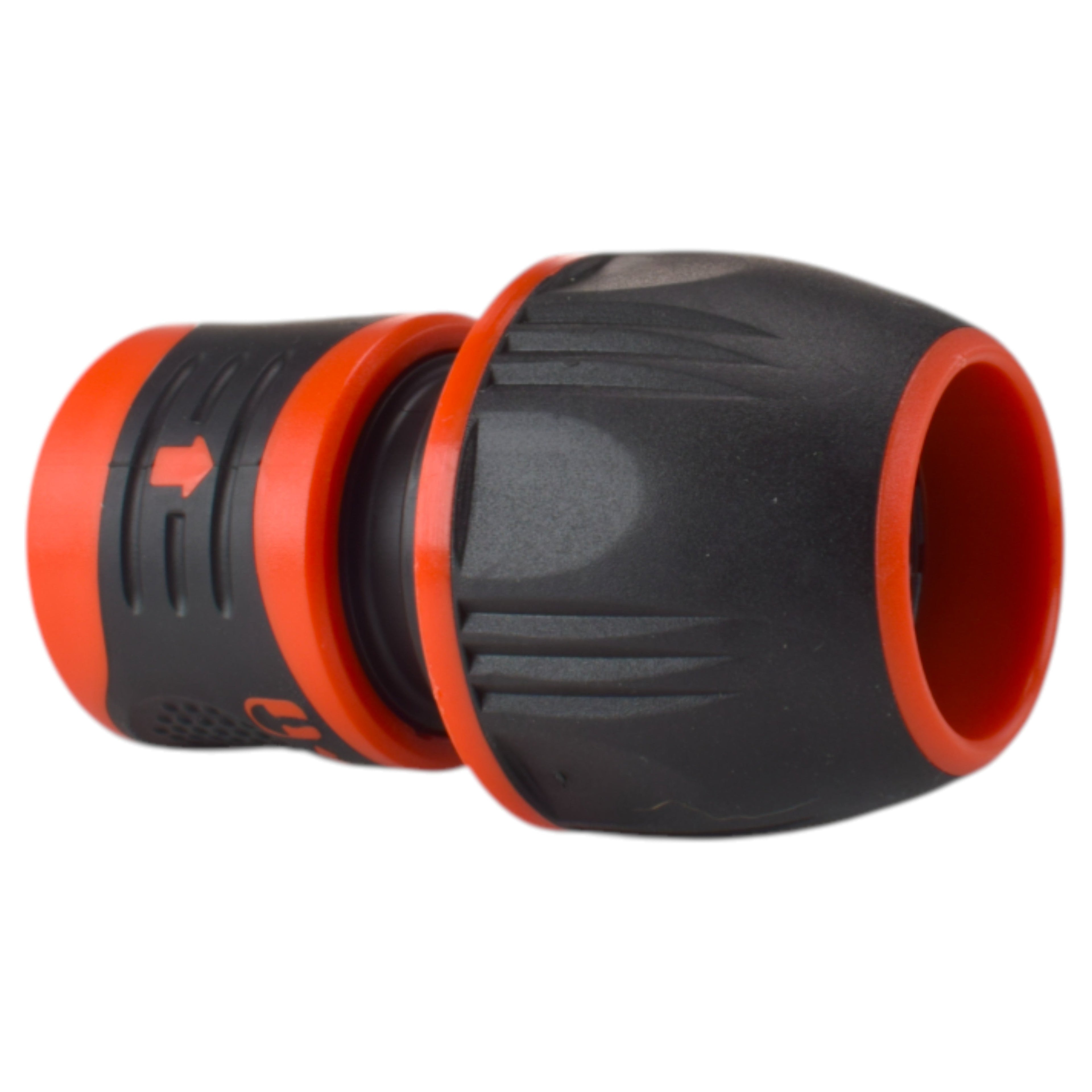 1/2" & 3/4" Female Hose Connector - Lockable Design, Black