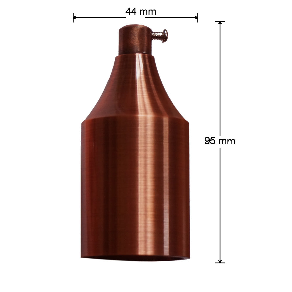 Copper ES E27 Lamp Bottle Shape Antique Bulb Holder~2973