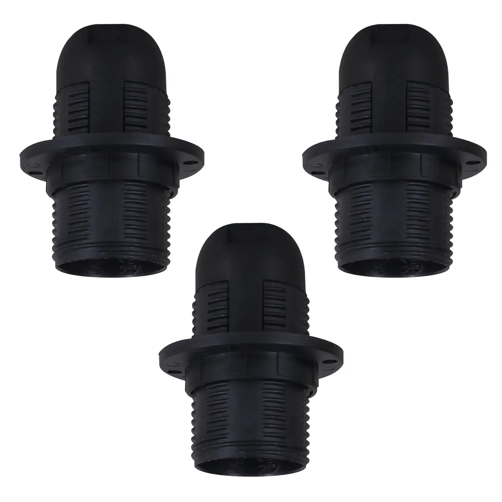 E14 Bulb Holder Edison Small Screw Black Plastic Lamp holder ~4412