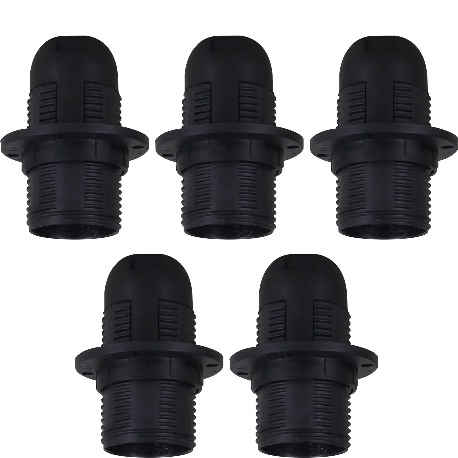 E14 Bulb Holder Edison Small Screw Black Plastic Lamp holder ~4412