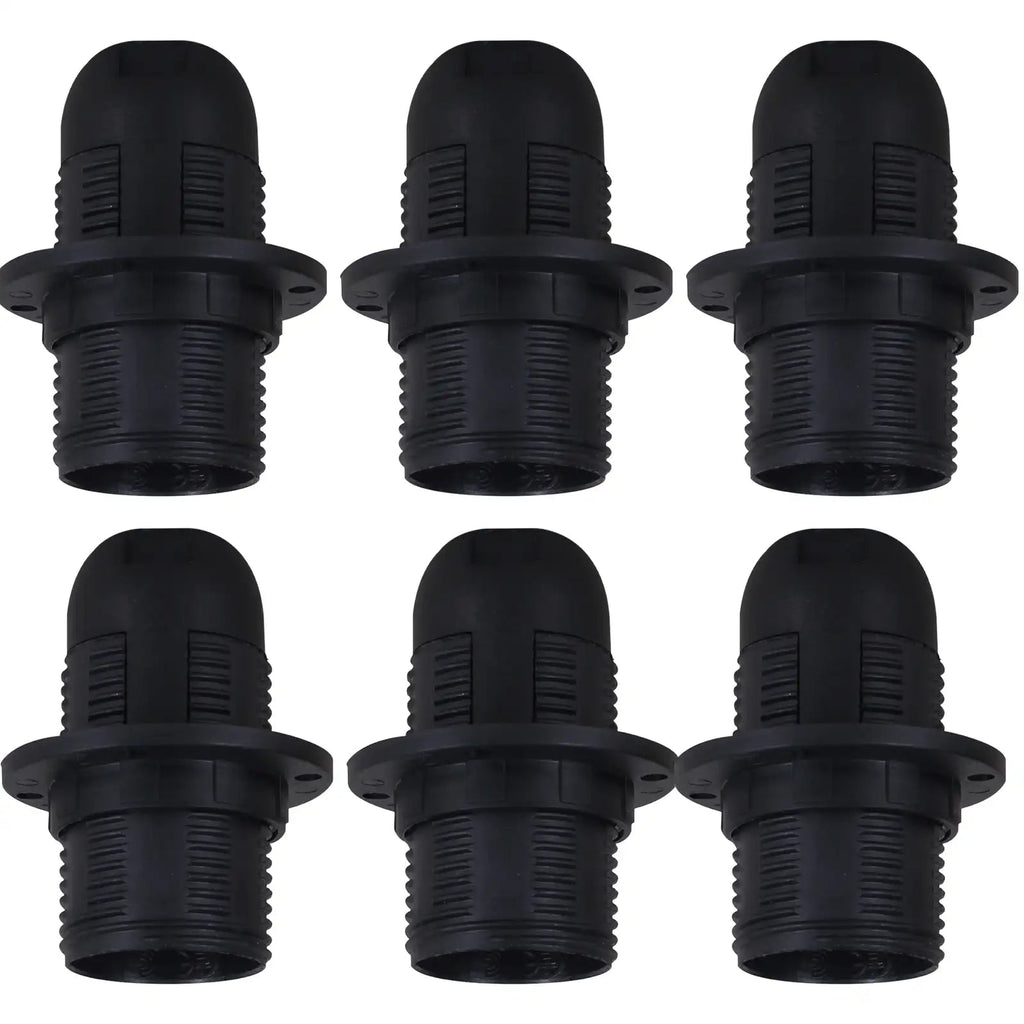 E14 Bulb Holder Edison Small Screw Black Plastic Lamp holder ~4412