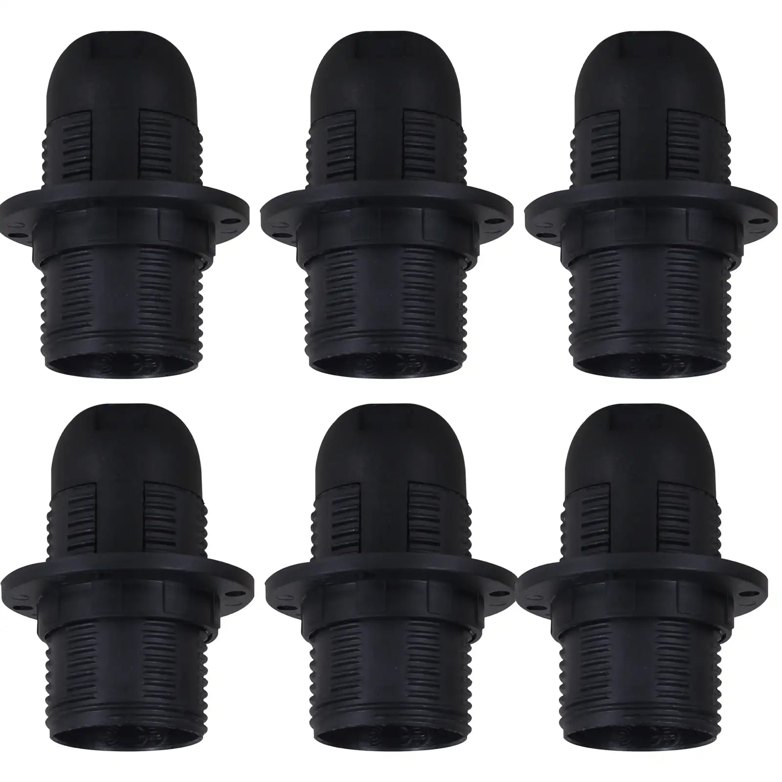 E14 Bulb Holder Edison Small Screw Black Plastic Lamp holder ~4412