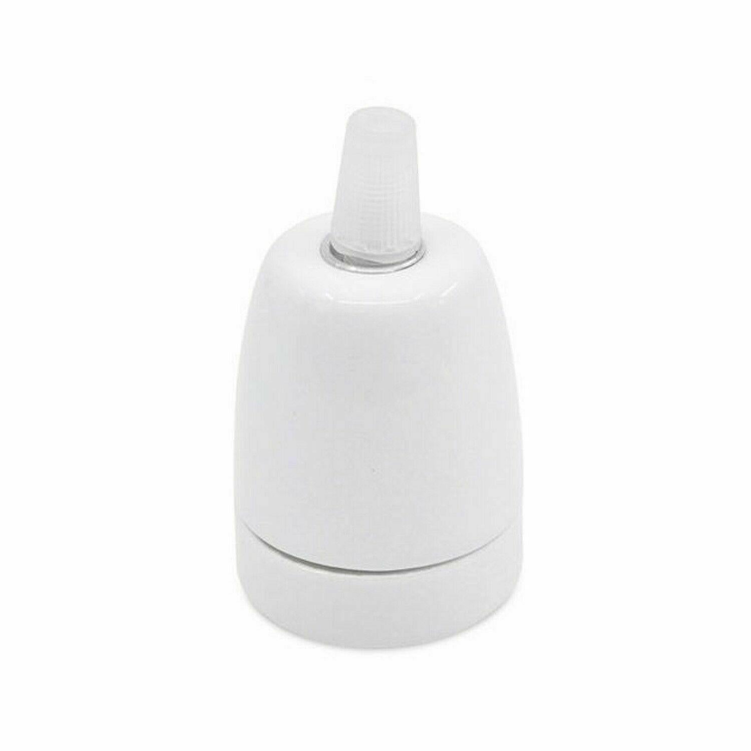 Screw E27 Light Bulb Lamp Holder Base Pendant Socket UK~3413